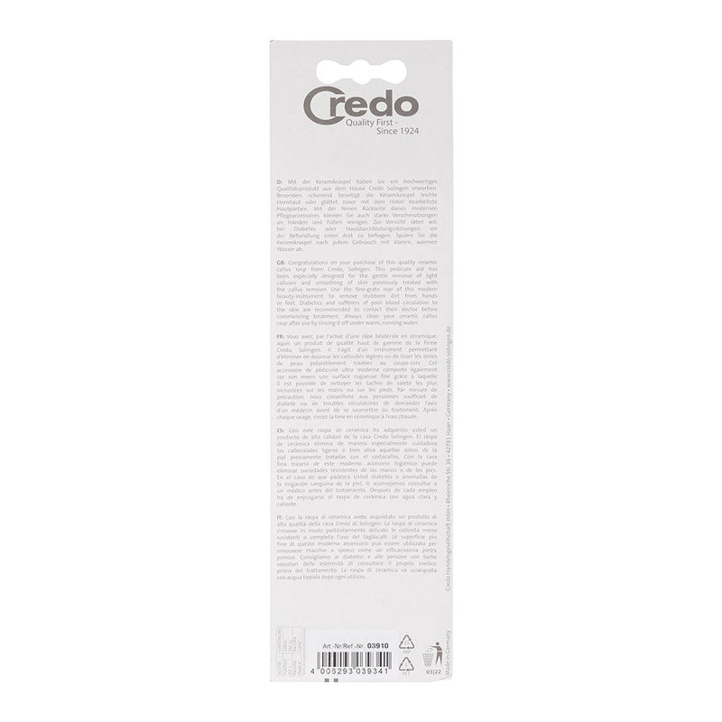 Credo Pop Art Ceramic Callus Rasp Apricot
