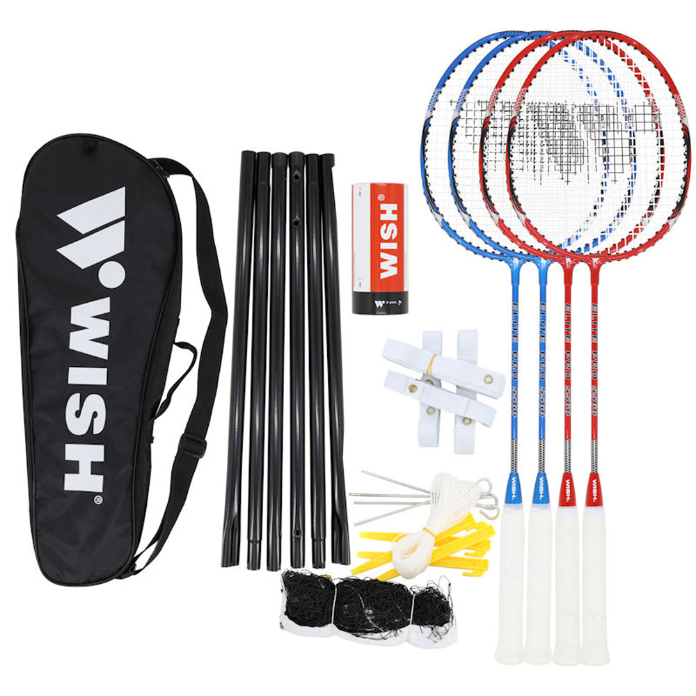 Wish 4-Player Badminton Set