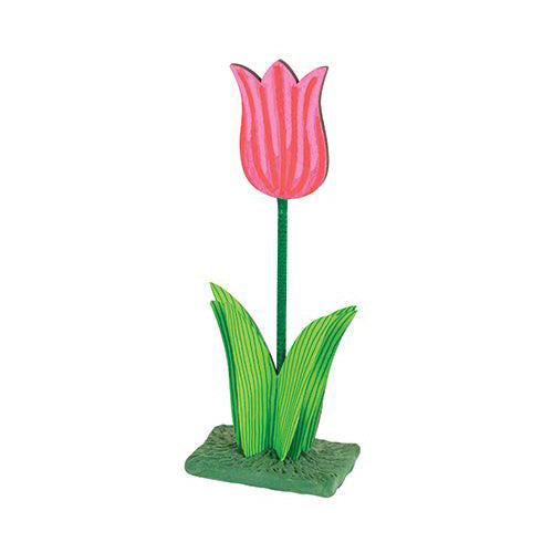 Wooden Tulip on Stand 10pcs