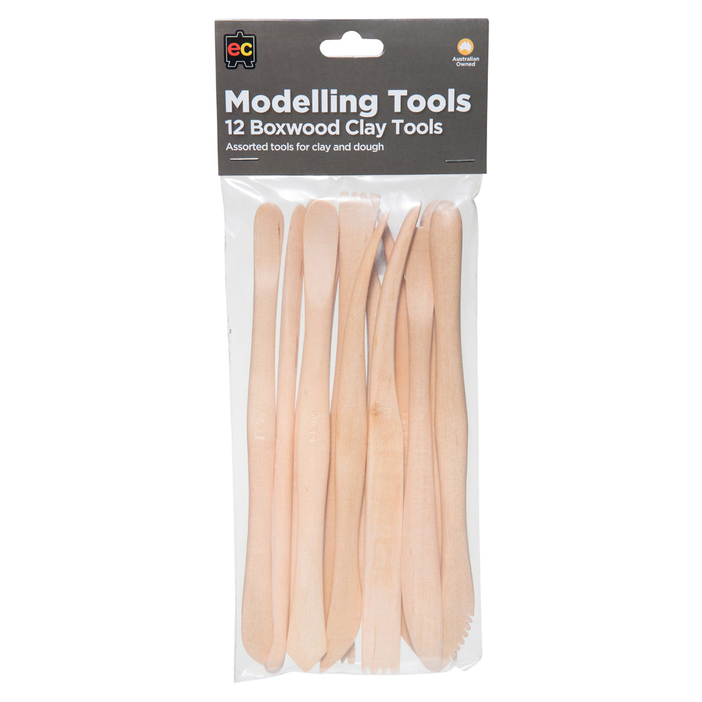 Clay Modeling Tools (Set of 12)