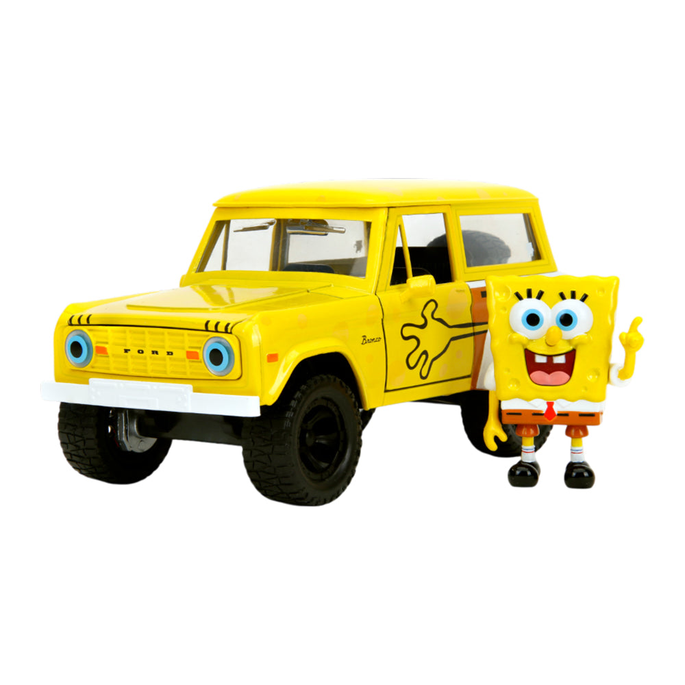 1972 Ford Bronco with Spongebob 1:24 Vehicle
