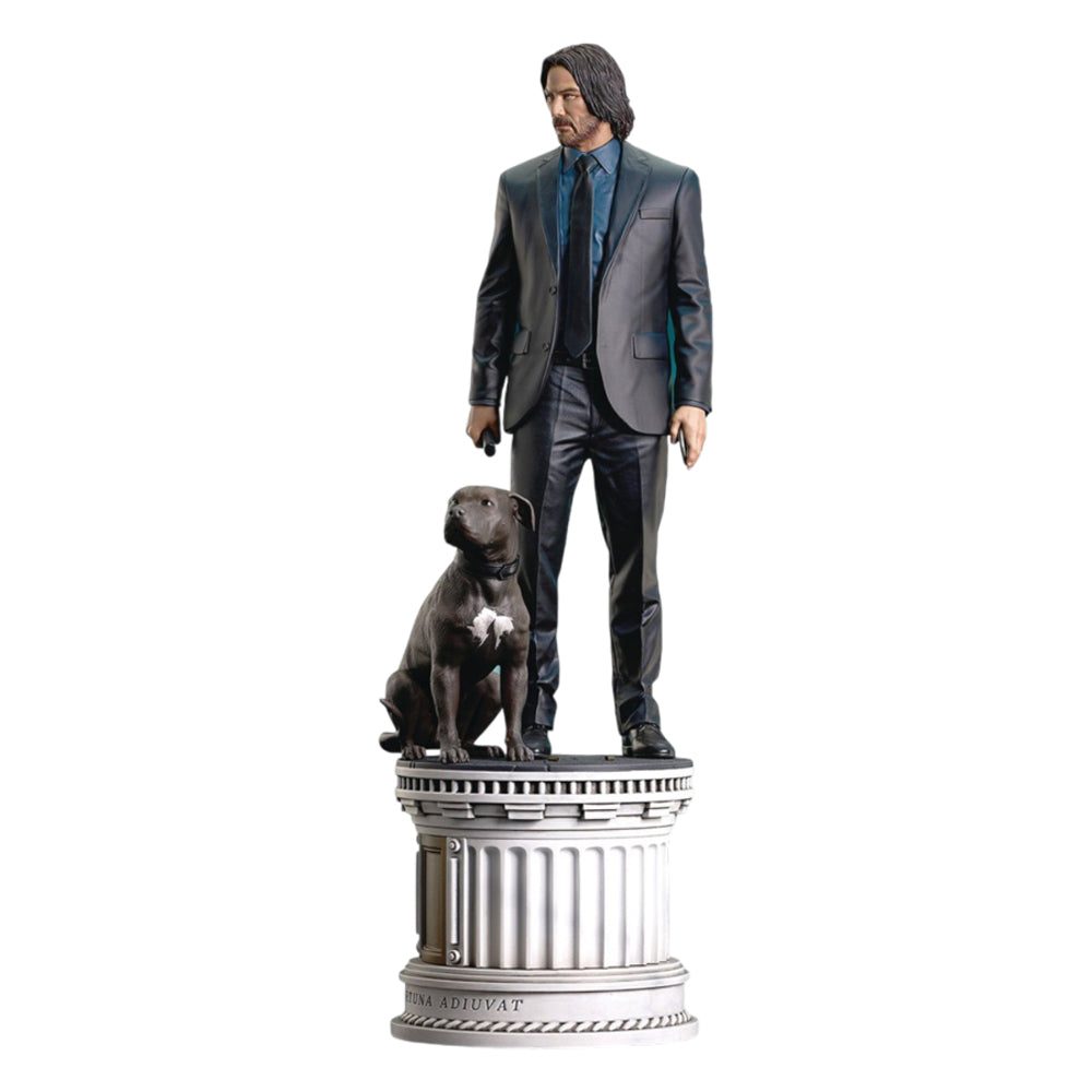 John Wick 3 John Wick with Dog Milestones Statue