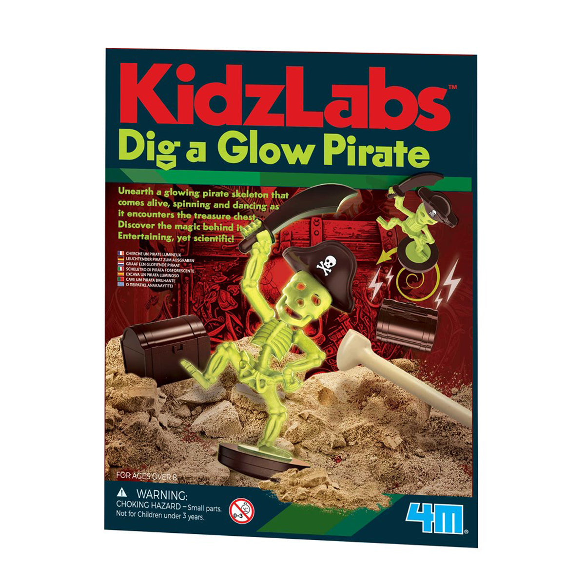 4M KidzLabs Magnet Pirate Skeleton