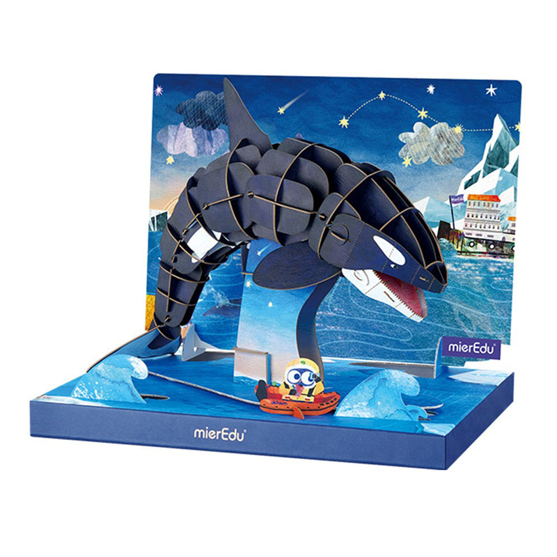 mierEdu Eco 3D Puzzle Orca Deluxe