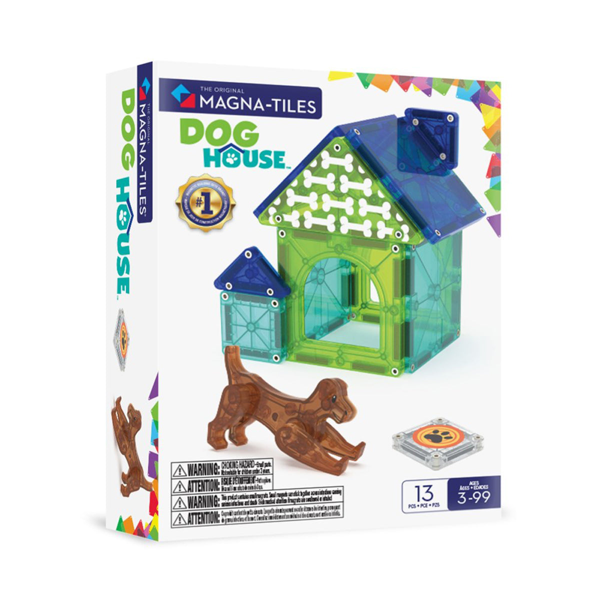 MAGNA-TILES Dog House 13-Piece Set