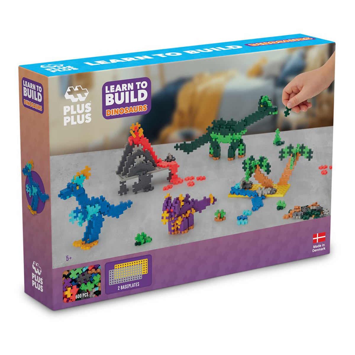 Plus-Plus Learn to Build Dinosaurs Building Blocks 500pcs