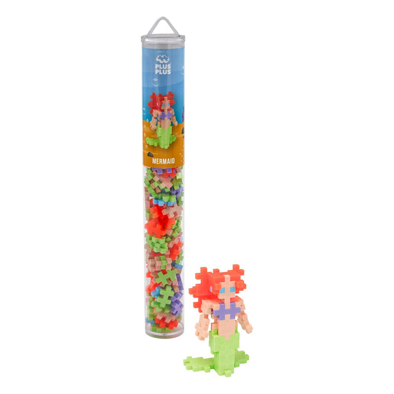 Plus-Plus Mermaid Building Blocks Tube 100pcs