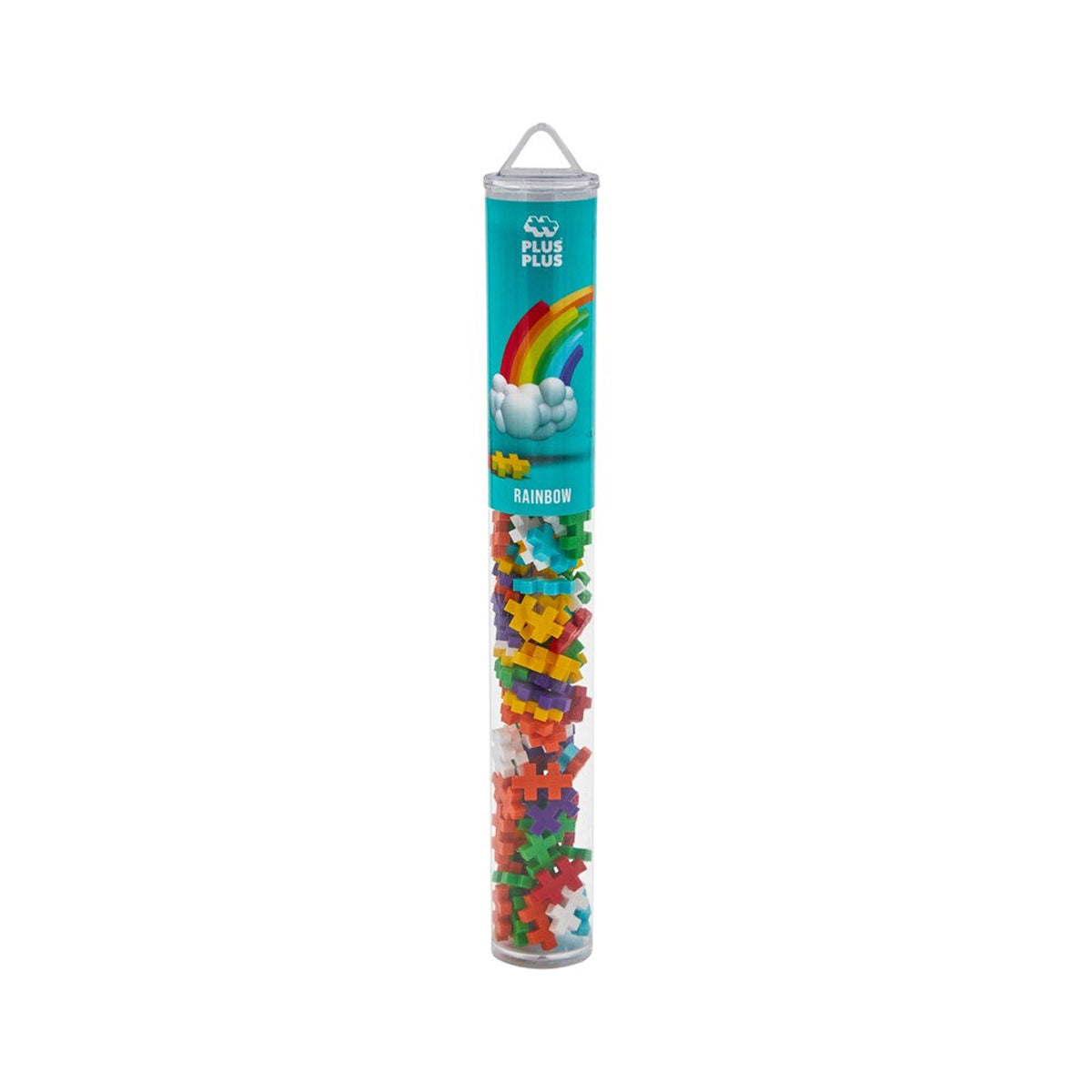 Plus-Plus Rainbow Mix Building Blocks Tube