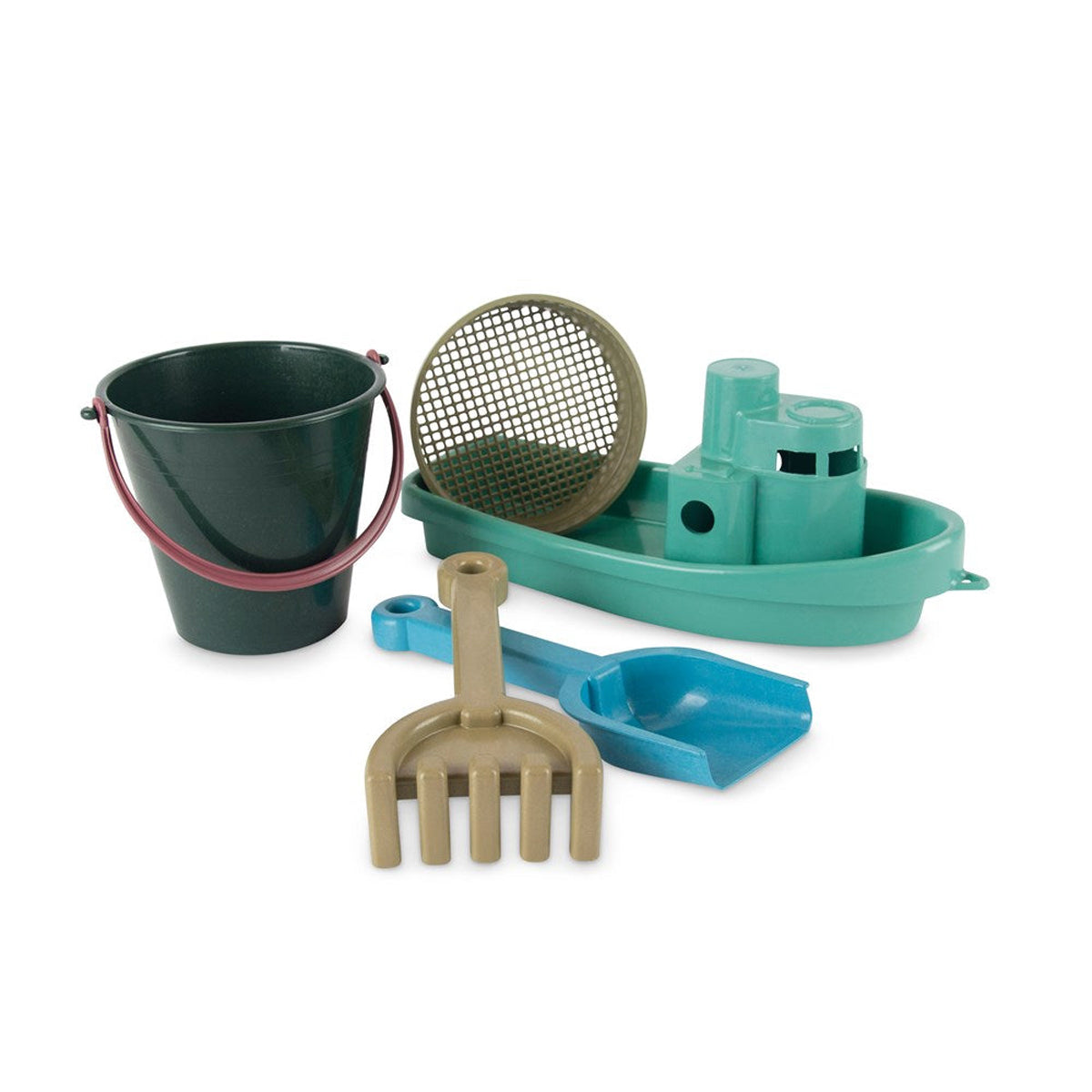 Dantoy Blue Marine Toys Boat & Sand Set with Cotton Net