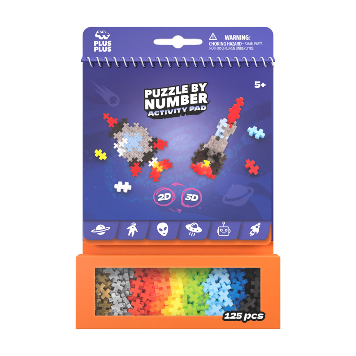 Plus-Plus Activity Pad Puzzle by Number