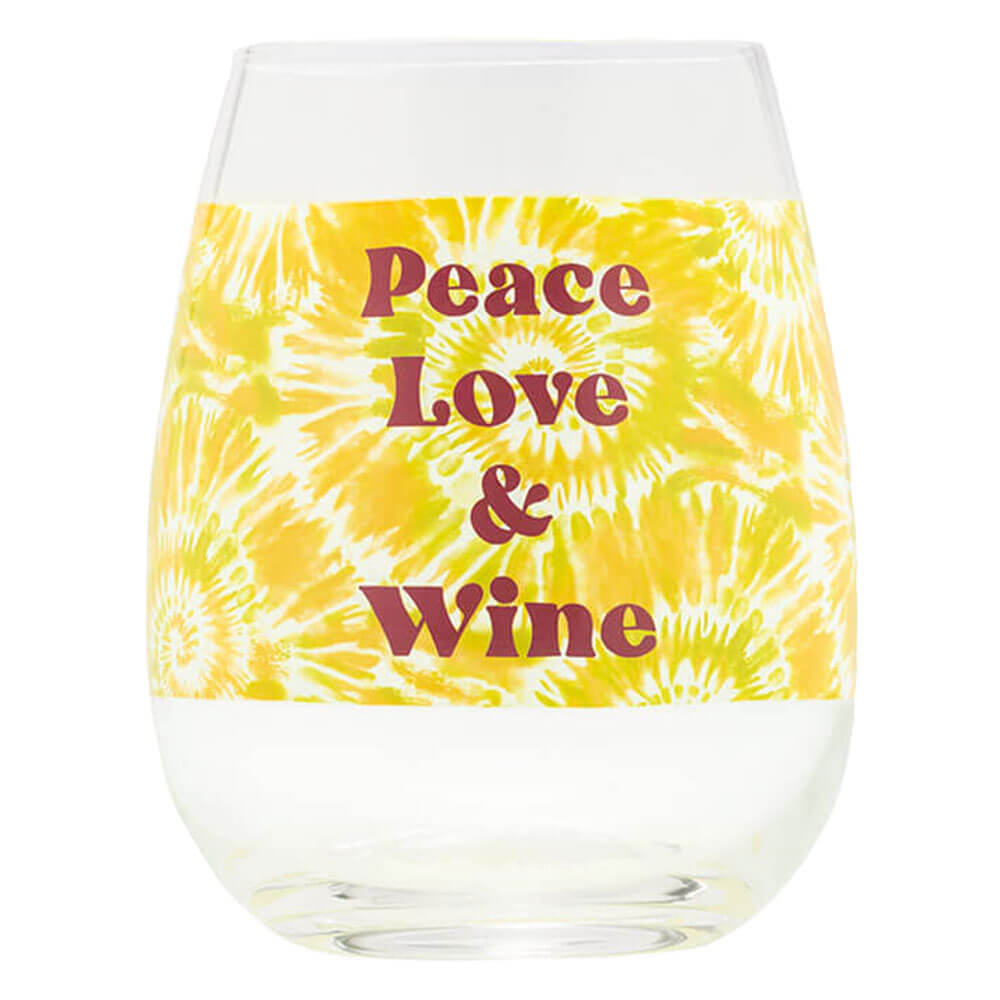 TIY Dye Wine Glass