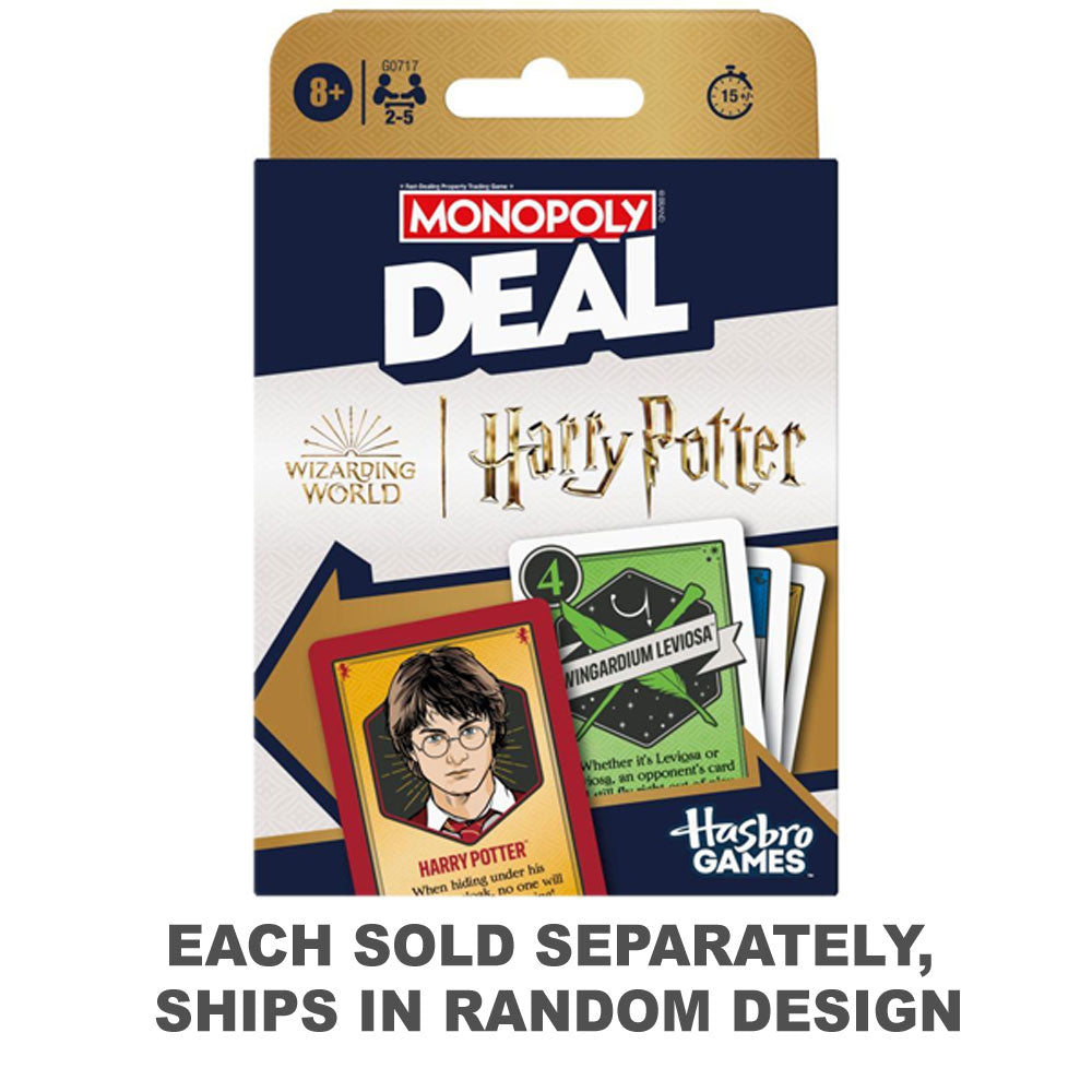 Monopoly Deal Harry Potter Board Game