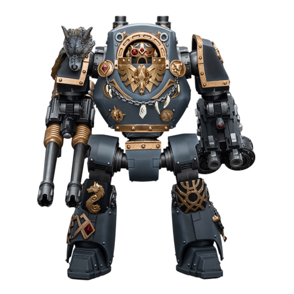 Space Wolves Contemptor Dreadnought with Gravis Bolt Cannon Figure