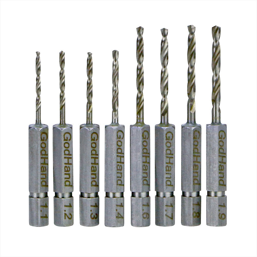 Godhand Quick Attachable Drill Bit Set 8pcs