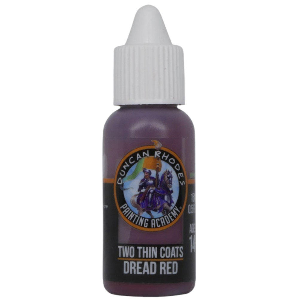 Two Thin Coats Acrylic Paint 15mL (Red)