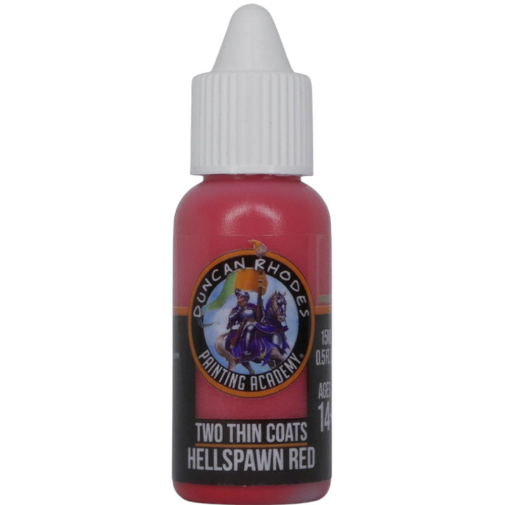 Two Thin Coats Acrylic Paint 15mL (Red)