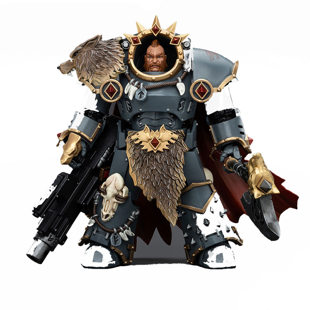 Warhammer 1/18 Scale Space Wolves Hvarl Red-Blade Figure