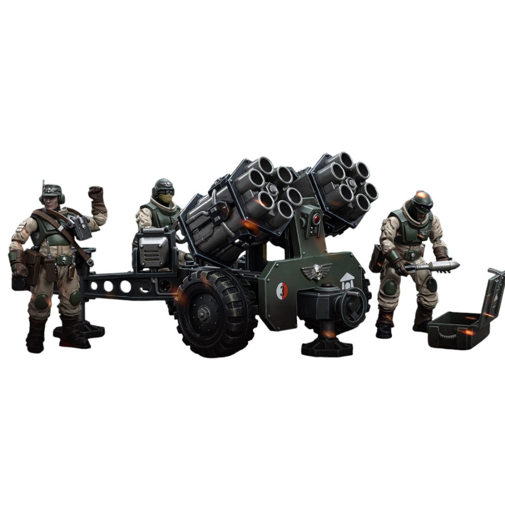 Astra Militarum Ordnance Team with Malleus Rocket Launcher Figure