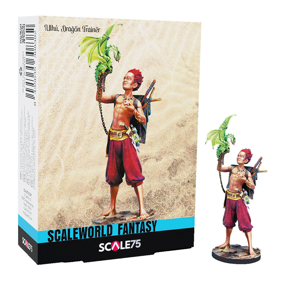 Scale 75 Scale World Fantasy Dragon Trainer Ulhu Figure 75mm