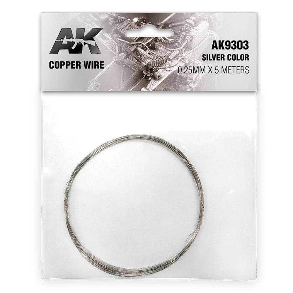 AK Interactive Copper Wire (0.25mmx5m)