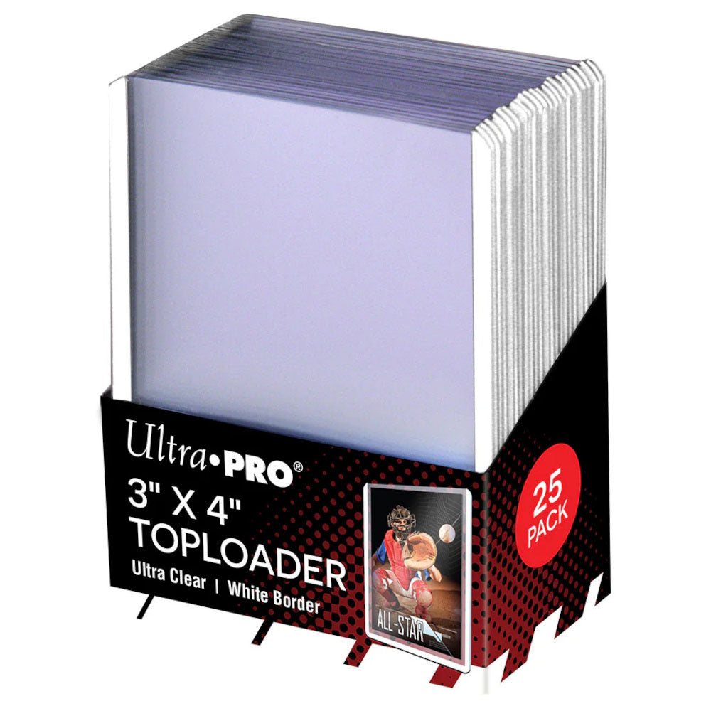 Ultra Pro Coloured Border Toploader Card Holder 25pcs (3x4in)