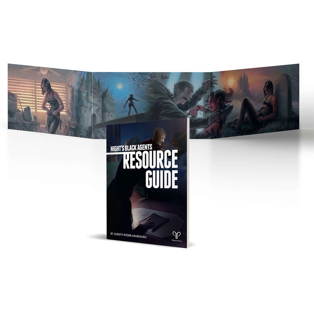 Night's Black Agents RPG Director's Screen and Resource Guide