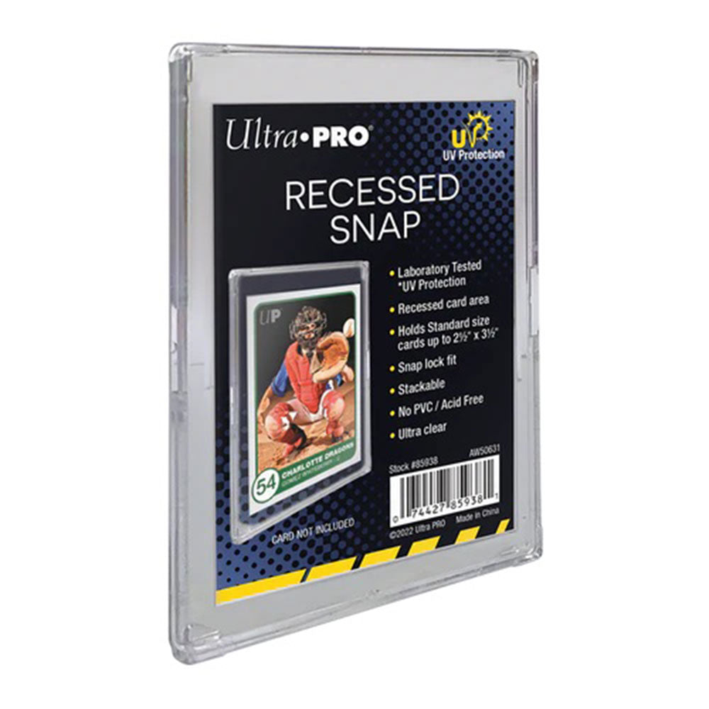 Ultra Pro UV Recessed Snap Card Holder