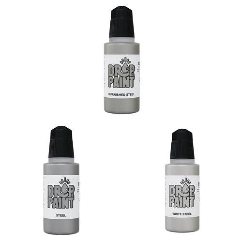 Scale 75 Drop and Paints Acrylic Paint 17mL (Steel)