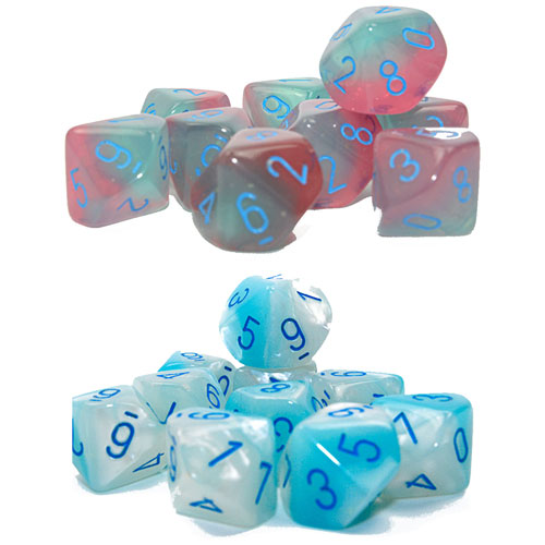 Chessex Gemini Luminary D10 Dice Set