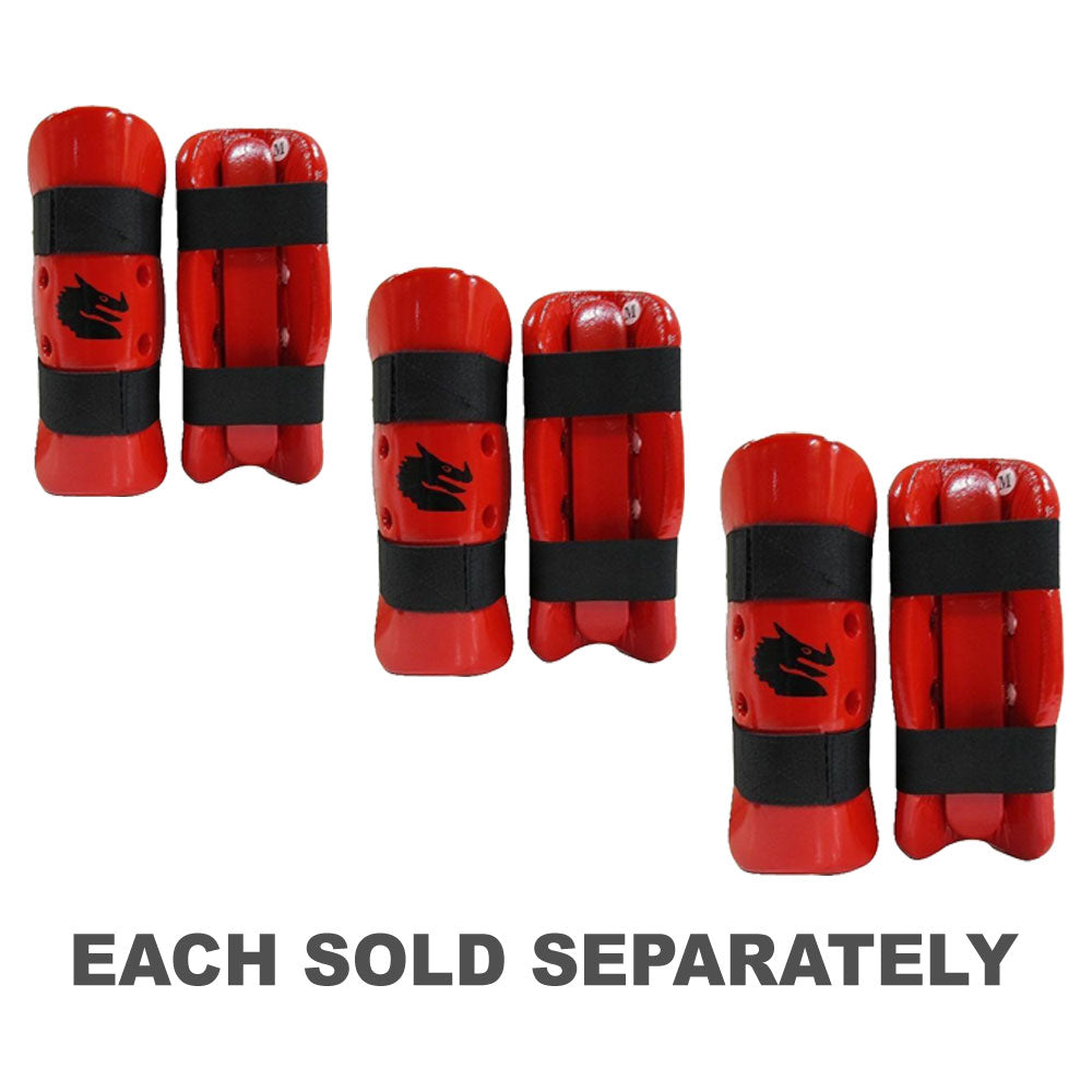 Morgan Dipped Foam Forearm Guards (Red)