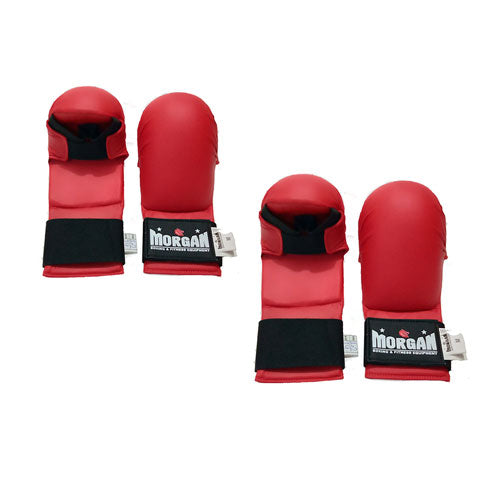 Morgan Wkf Style Karate Gloves (Red)