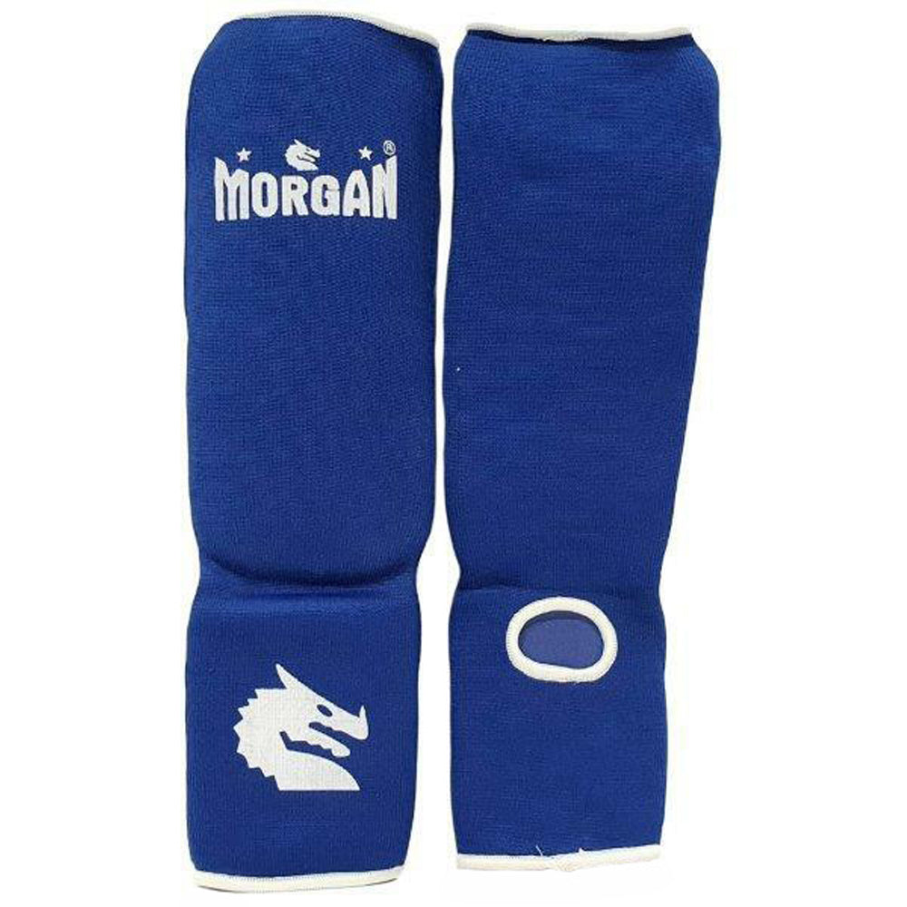 Morgan Elastic Shin and Instep Protectors (Blue)