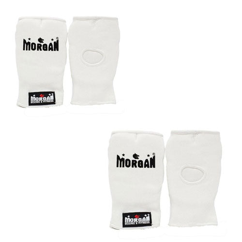 Morgan Karate Hand Protectors (White)