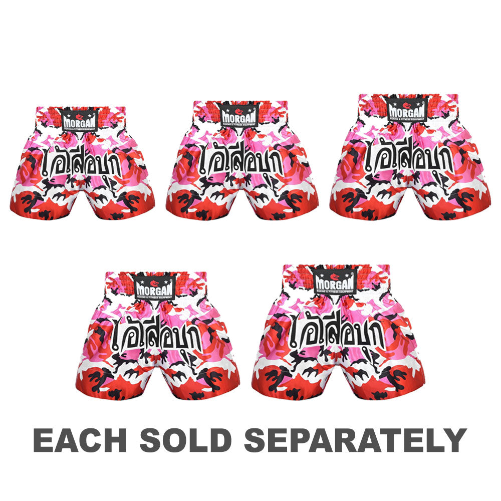 Morgan Muay Thai Pink Diabla Camo Shorts