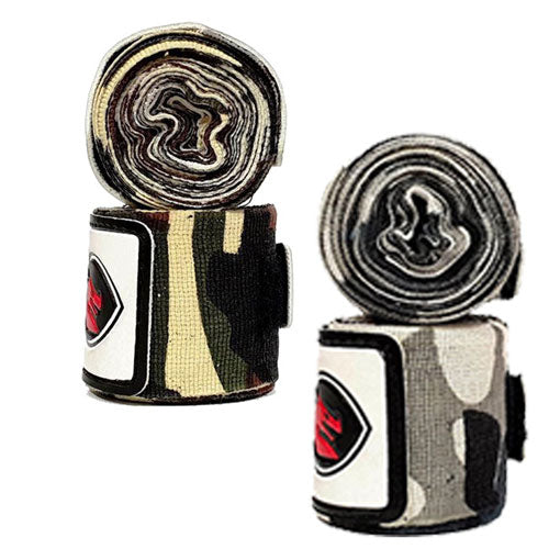 Morgan Camo Elastic Boxing Hand Wraps Pair (180"-4m)