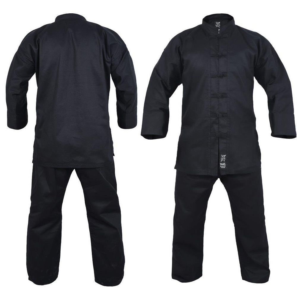 Yamasaki Kung Fu Uniform 10oz (Black Trim)