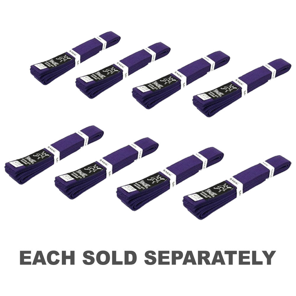 Yamasaki Deluxe Coloured Martial Arts Belts (Purple)