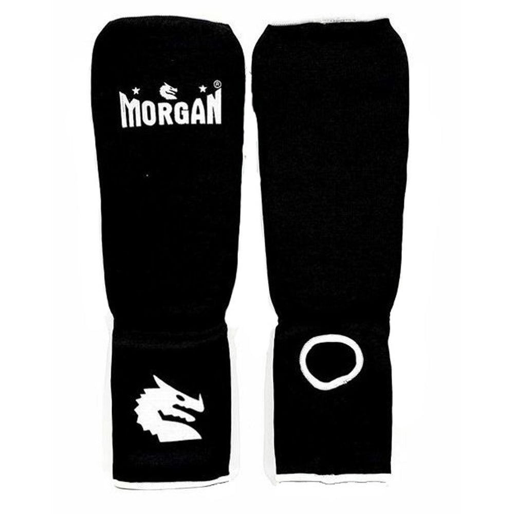 Morgan Elastic Shin and Instep Protectors (Black)