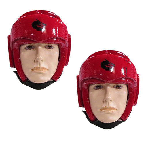 Morgan Dipped Foam Head Guard (Red)