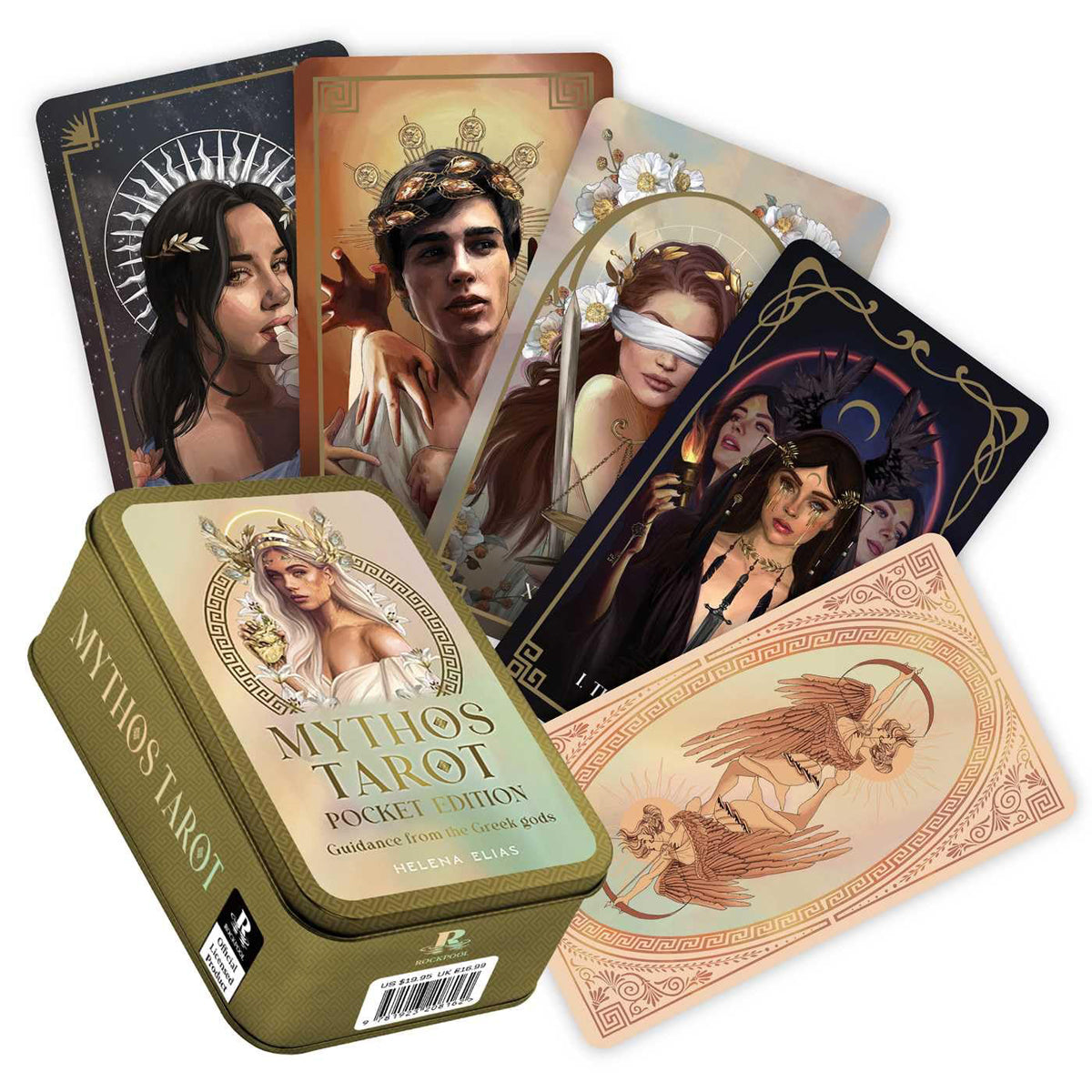 Mythos Tarot Pocket Tin Edition: Greek Gods Deck