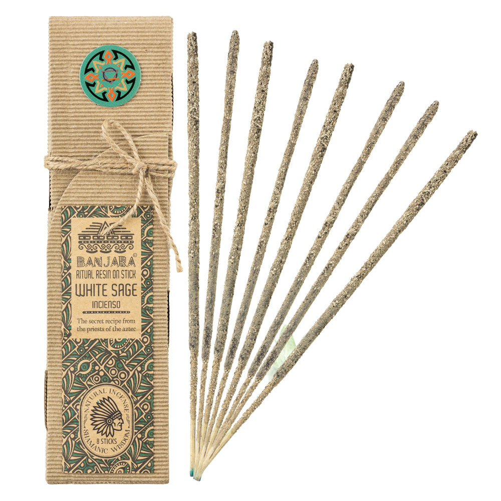 White Sage Resin on Stick Incense Shamanic Wisdom