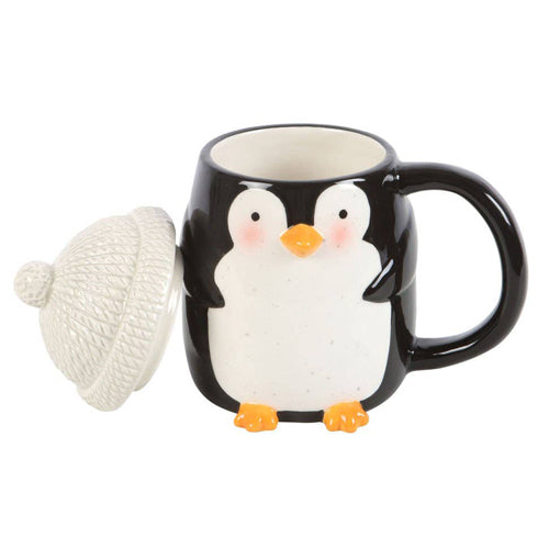 Penguin Shaped Ceramic Mug