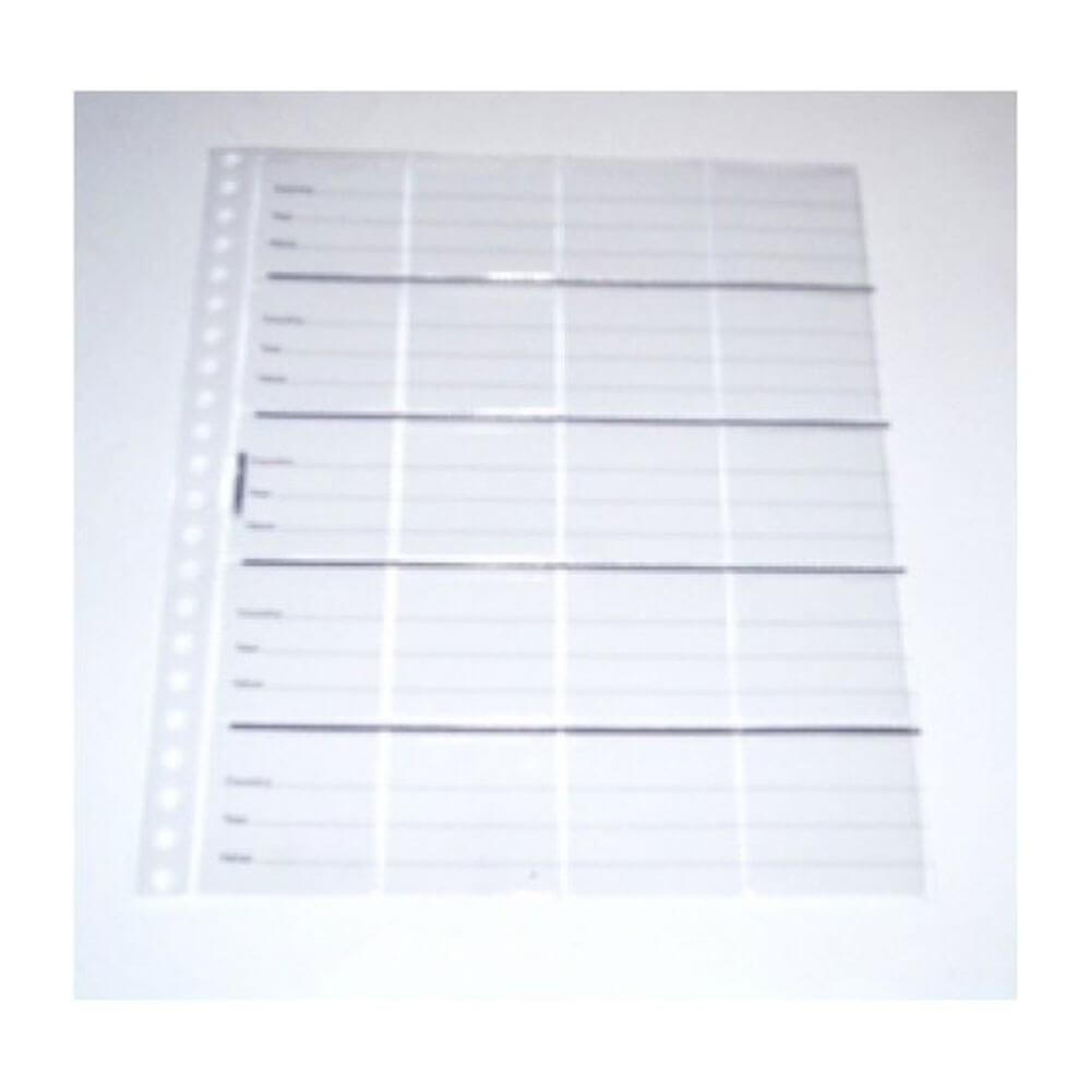 Cumberland-Münzalbum, Nachfüllpackung, 10 Stück (passend für CMDL)