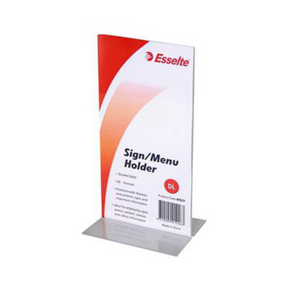 Esselte Double -lateral lidado placar ou suporte de menu