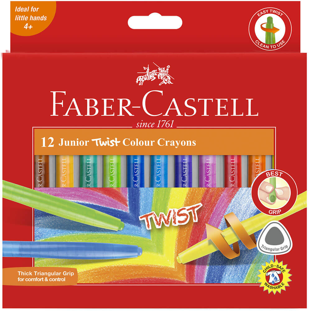 Faber-Castell Twistable Crayons 12pk(各種)