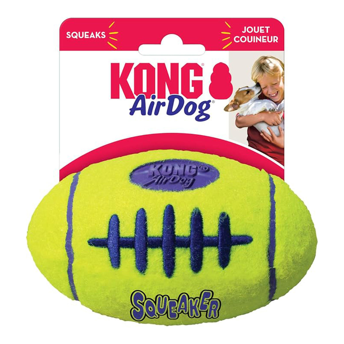 Kong Airdog Squeaker Football