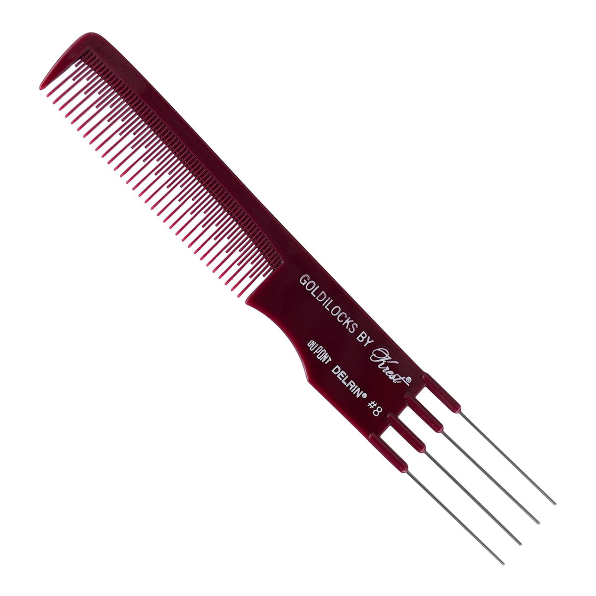 Krest Goldilocks No. 8 Metal Pin Lifter Comb