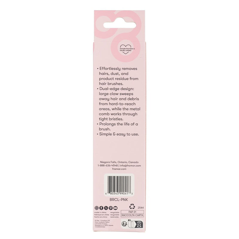 Framar Hair Brush Cleaner (Pink)