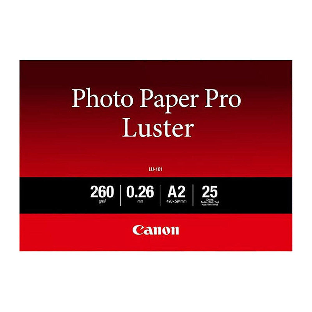Papel fotográfico canon lustre