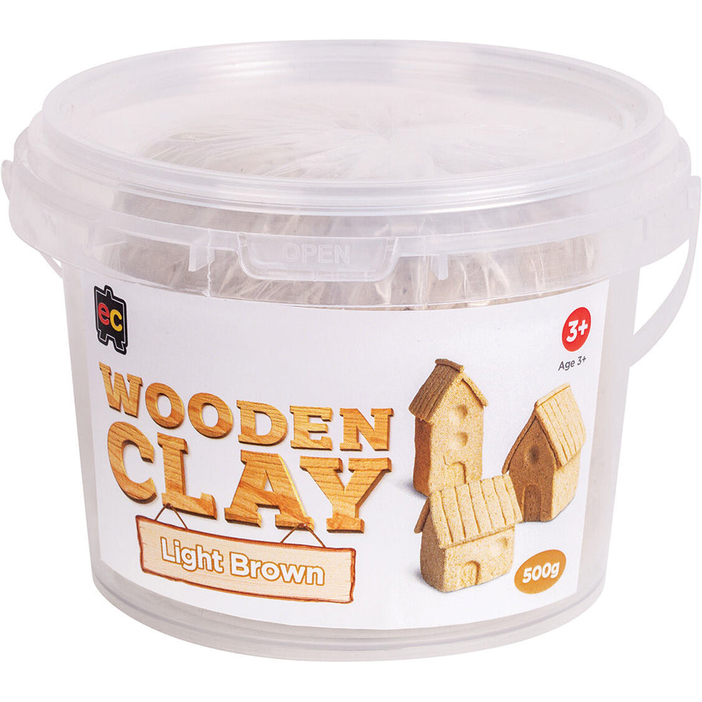 Educational Colours Wooden Clay 500g